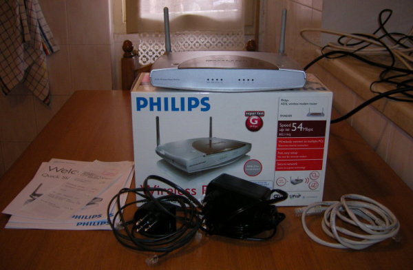Philips SNA6500 Router Wireless ADSL